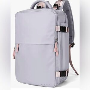 Travel backpack with shoe holder